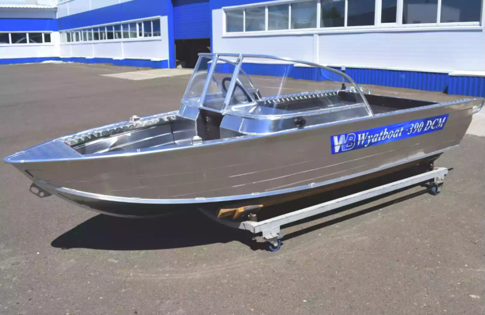 Алюминиевая лодка Wyatboat-390 DCM в Одинцово