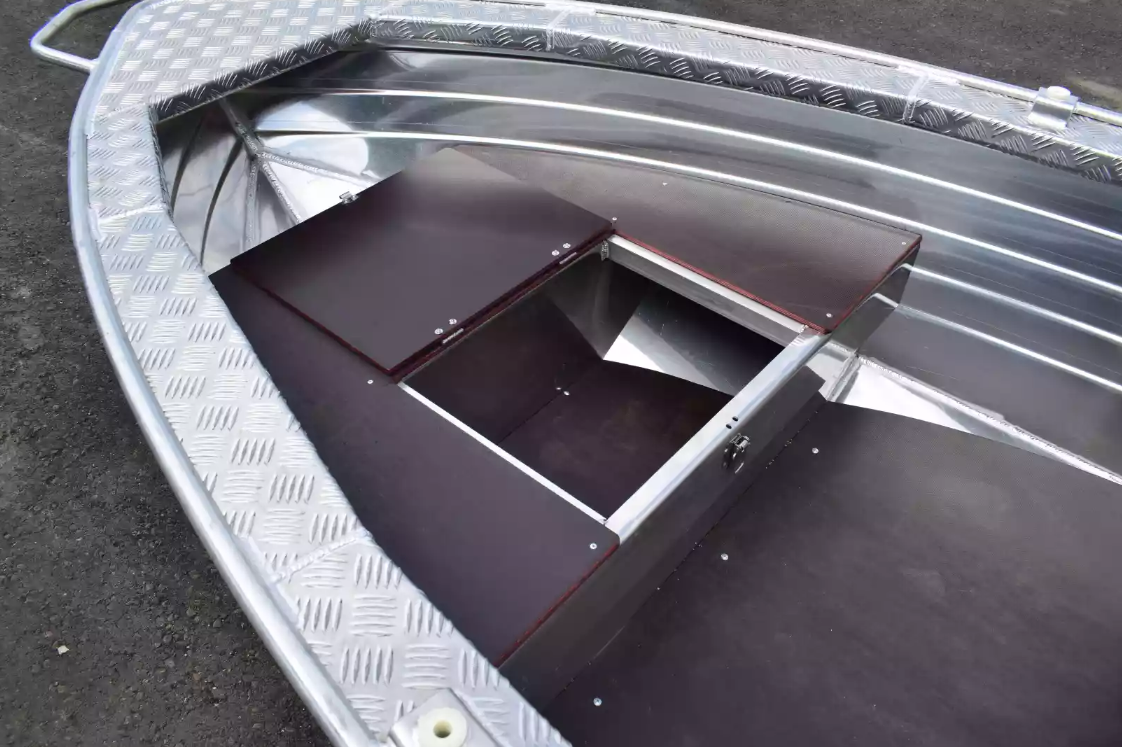 Алюминиевая лодка Wyatboat-390Р Увеличенный борт в Одинцово