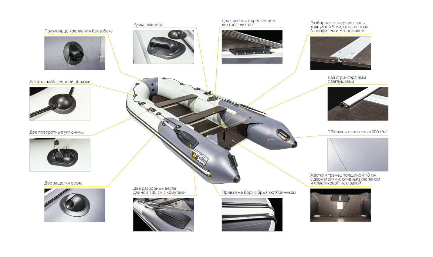 Лодка Ривьера Компакт 2900 СК в Одинцово