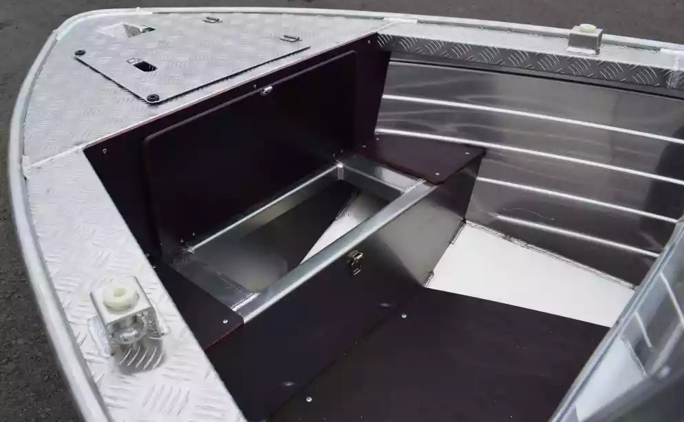 Алюминиевая лодка Wyatboat-390 DCM Увеличенный борт в Одинцово
