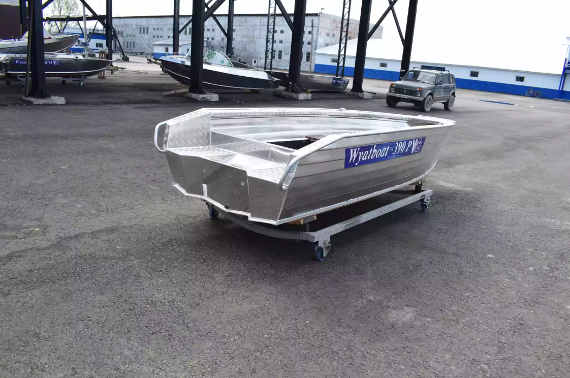 Алюминиевая лодка Wyatboat-390Р Увеличенный борт в Одинцово