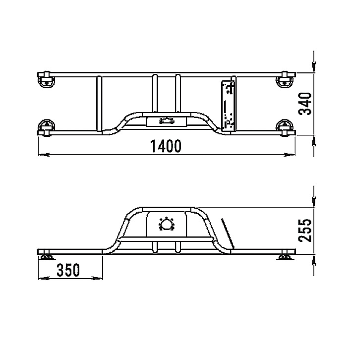 Стойка рулевая с бортовым креплением малая в Одинцово
