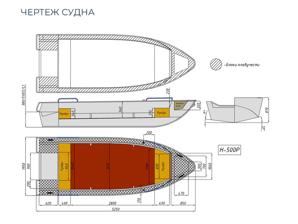 Алюминиевая лодка Неман-500 P в Одинцово