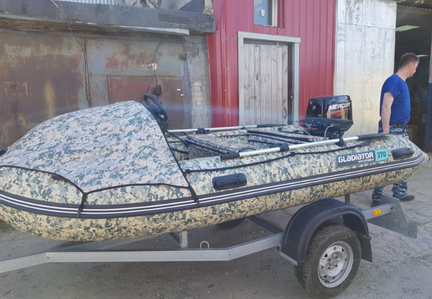 НАДУВНАЯ ЛОДКА GLADIATOR C370AL в Одинцово