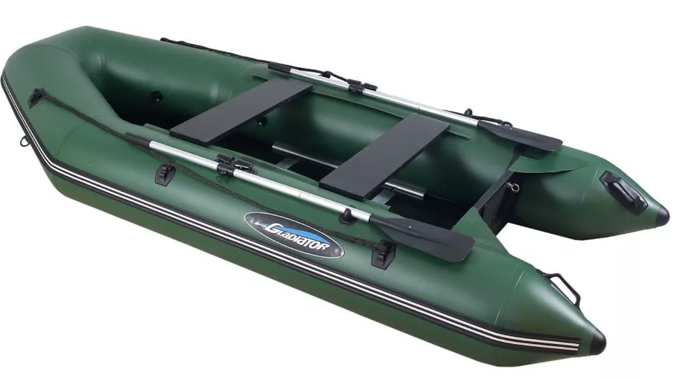 МОТОРНО-ГРЕБНАЯ ЛОДКА ПВХ GLADIATOR A 280 ТК С ФАНЕРНЫМ ДНОМ в Одинцово