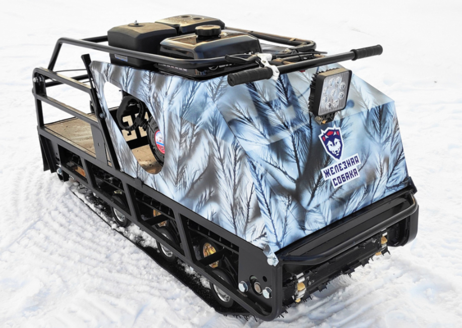 Мотобуксировщик Irondog (Железная собака) M500 9 Камуфляж Охотник в Одинцово