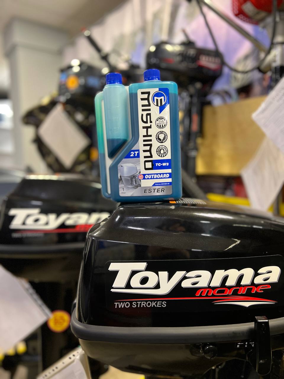 Масло MISHIMO 2T OUTBOARD (ESTER) полусинтетика 1 л в Одинцово