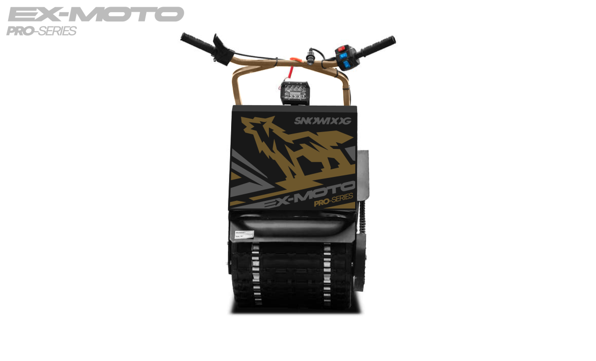 Мотобуксировщик EX-MOTO SNOWDOG S380 8л.с. в Одинцово