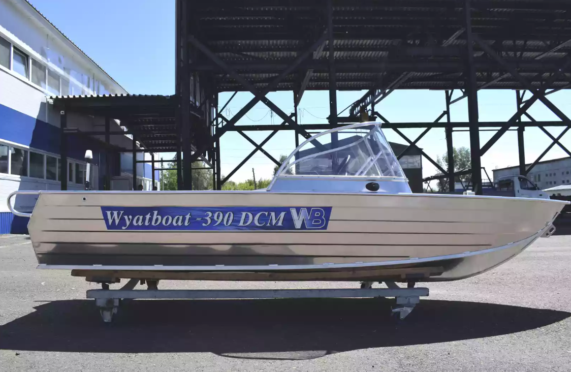 Алюминиевая лодка Wyatboat-390 DCM в Одинцово