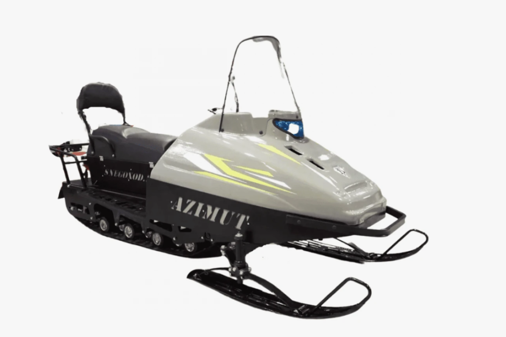 Миниснегоход Бурлак Азимут 20 л.с. , эл.запуск, реверс, тормоз гидравл, капот серый в Одинцово