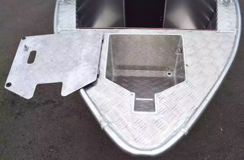Алюминиевая лодка Wyatboat-390 DCM Увеличенный борт в Одинцово