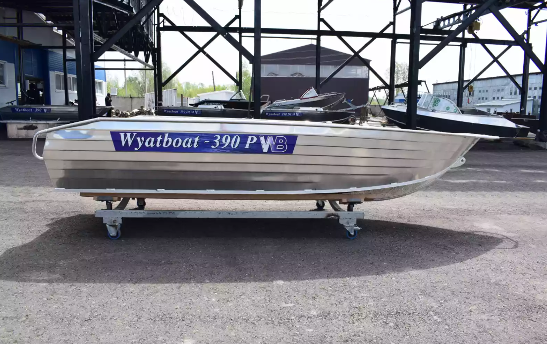 Алюминиевая лодка Wyatboat-390Р Увеличенный борт в Одинцово
