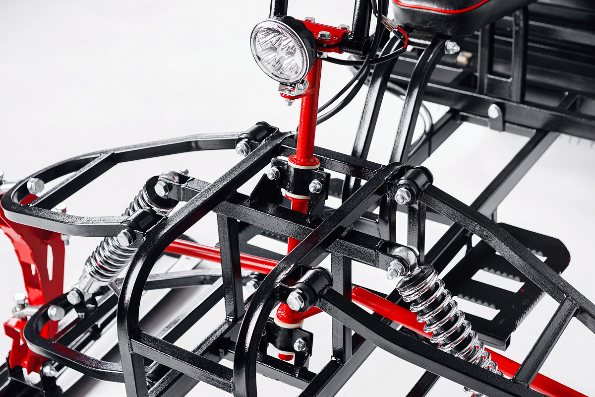 Лыжный модуль IKUDZO TERRAIN с подогревом ручек металлические лыжи в Одинцово