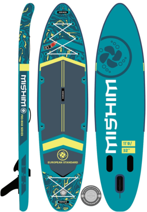 SUP (САП) Доска MISHIMO PRO-MAX Light Teal 11’ (335см) в Одинцово