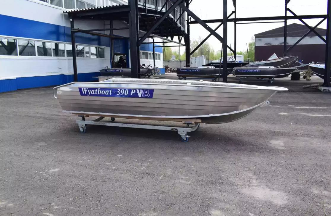 Алюминиевая лодка Wyatboat-390Р Увеличенный борт в Одинцово