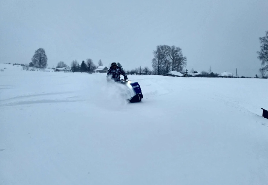 Мотобуксировщик Альбатрос-XLV 15 тележки, 1450 мм в Одинцово