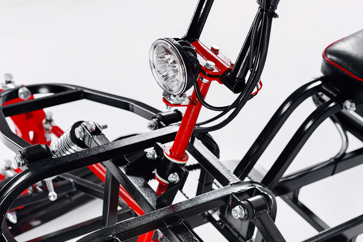 Лыжный модуль IKUDZO TERRAIN с подогревом ручек металлические лыжи в Одинцово