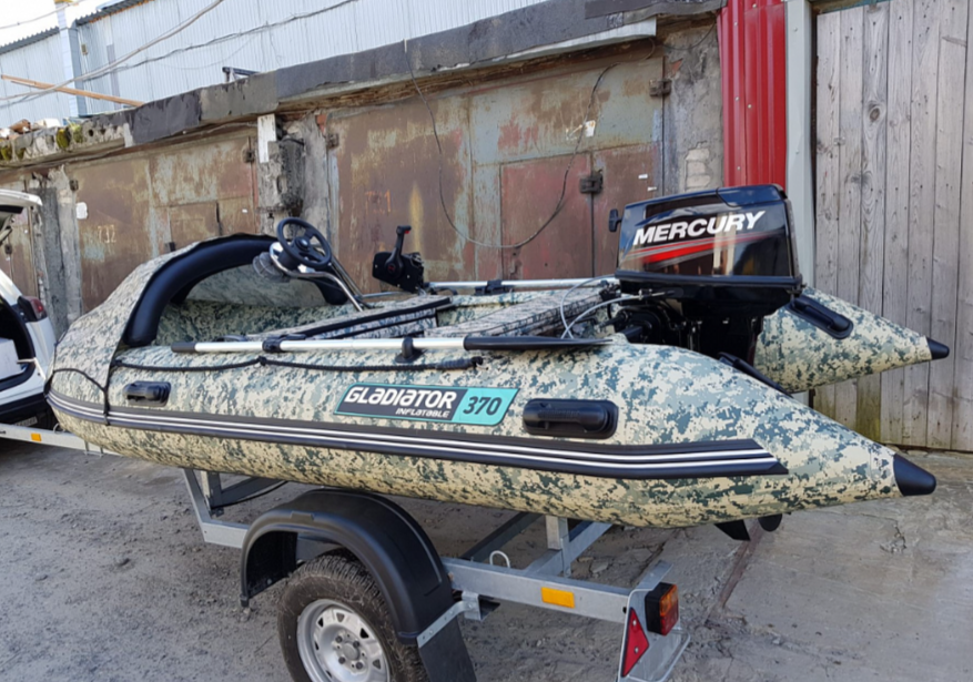 НАДУВНАЯ ЛОДКА GLADIATOR C370AL в Одинцово