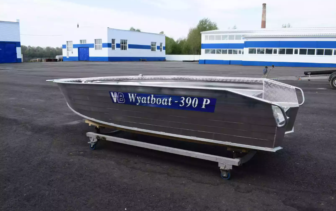 Алюминиевая лодка Wyatboat-390Р Увеличенный борт в Одинцово
