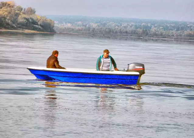 Стеклопластиковая лодка Wyatboat 430 тримаран в Одинцово