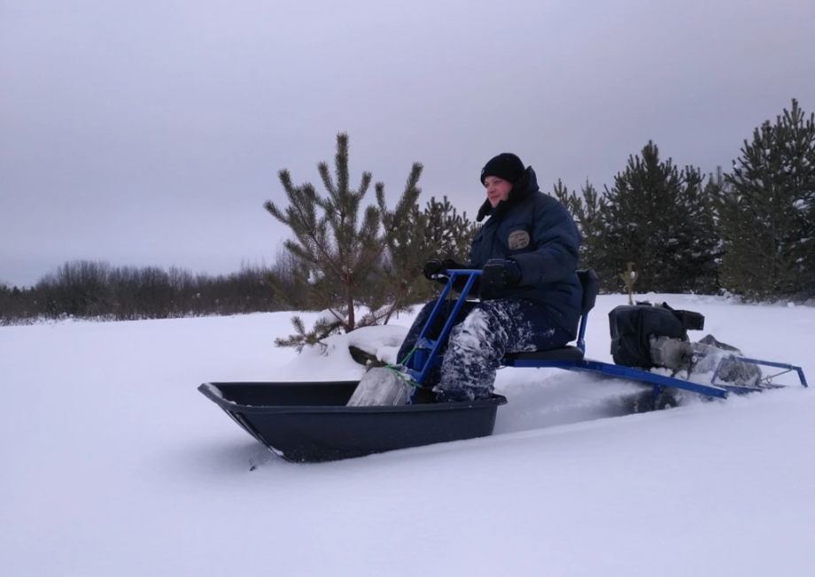 Мотобуксировщик толкач Альбатрос-XL8 с модулем. С фарой, склизы в Одинцово