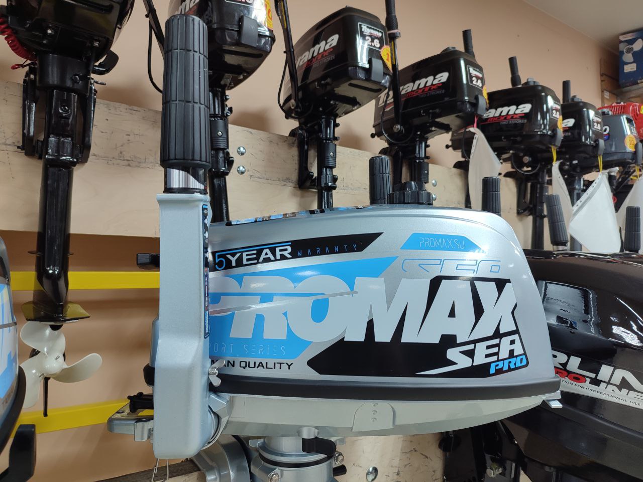 Лодочный мотор PROMAX SP5FHS (внешний бак 12 л) в Одинцово