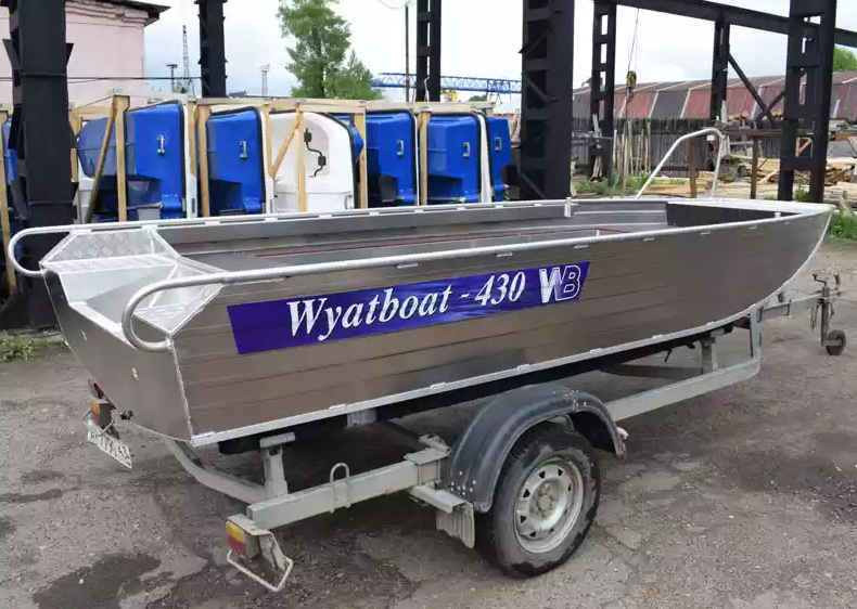 Алюминиевая лодка  Wyatboat-430 Master в Одинцово