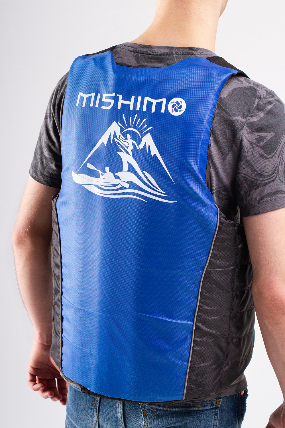 Жилет спасательный MISHIMO PRO Премиум качества Черно-синий в Одинцово